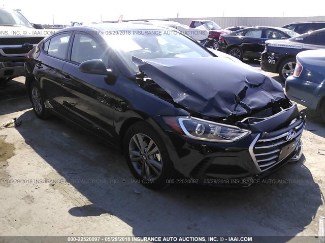 5NPD84LF3JH226314 - 2018 HYUNDAI ELANTRA SEL/VALUE/LIMITED BLACK photo 1