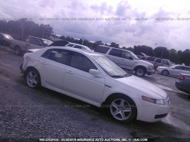 19UUA662X5A032564 - 2005 ACURA TL WHITE photo 1