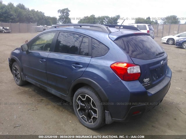 JF2GPAVC7D2213400 - 2013 SUBARU XV CROSSTREK 2.0 PREMIUM BLUE photo 3