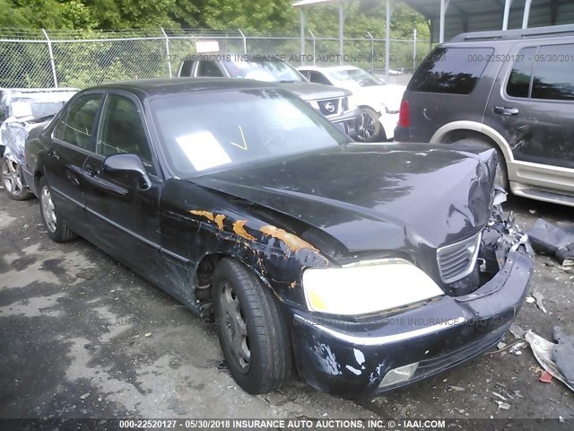 JH4KA9657YC015584 - 2000 ACURA 3.5RL BLACK photo 1