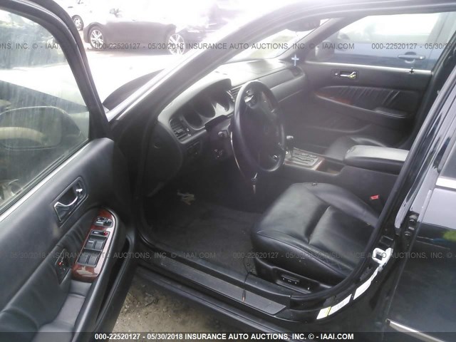 JH4KA9657YC015584 - 2000 ACURA 3.5RL BLACK photo 5