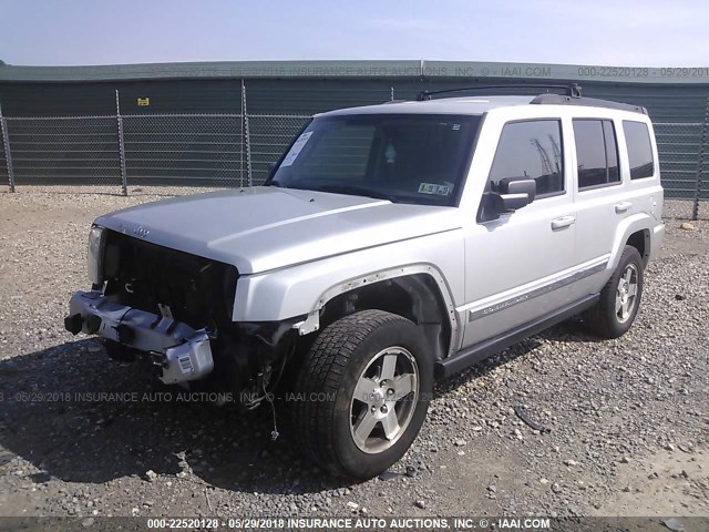 1J4RG4GK1AC140831 - 2010 JEEP COMMANDER SPORT ვერცხლისფერი ფოტო 2
