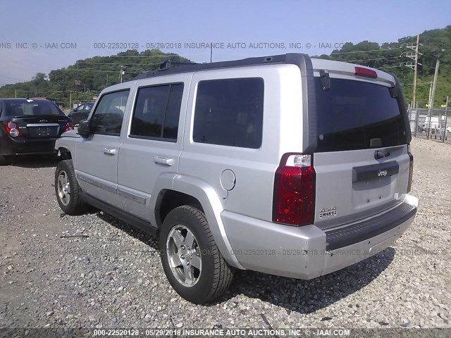 1J4RG4GK1AC140831 - 2010 JEEP COMMANDER SPORT SILVER photo 3