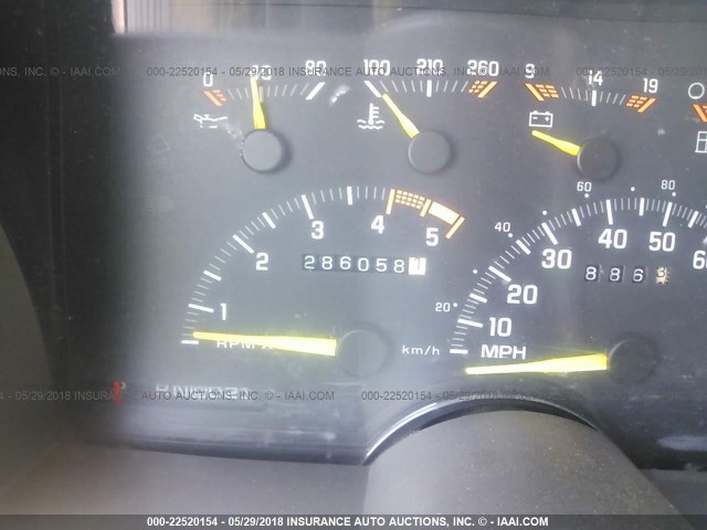 1GKFK16K5RJ702958 - 1994 GMC SUBURBAN K1500 BLACK photo 7