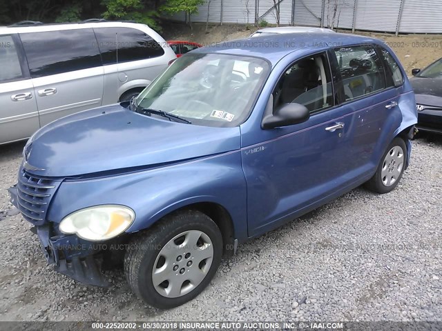 3A4FY48B46T352259 - 2006 CHRYSLER PT CRUISER BLUE photo 2