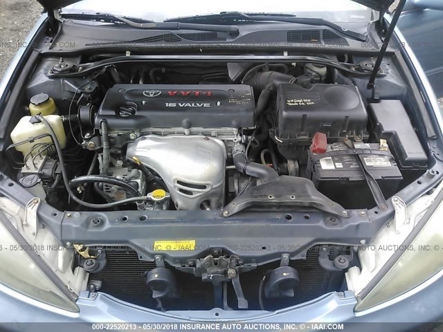 4T1BE32K52U620490 - 2002 TOYOTA CAMRY LE/XLE/SE ლურჯი ფოტო 10