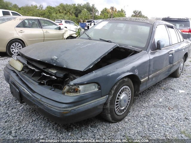 2FACP73W5PX106978 - 1993 FORD CROWN VICTORIA  BLUE photo 6