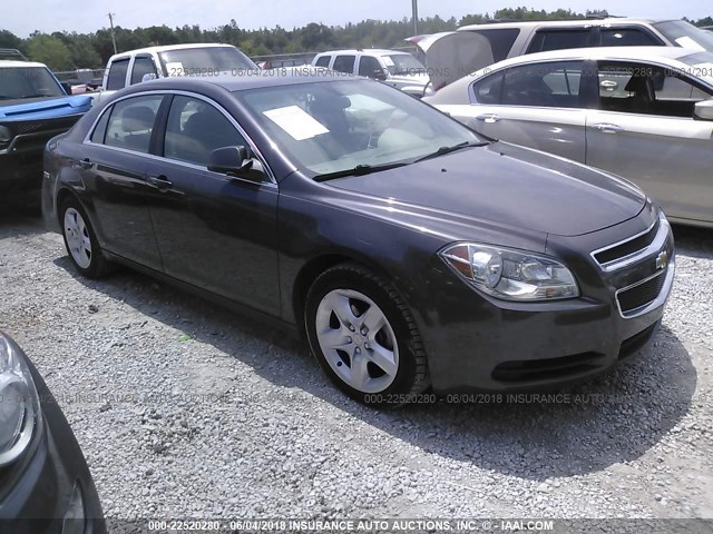 1G1ZA5EU5BF143354 - 2011 CHEVROLET MALIBU LS 灰色 照片 1
