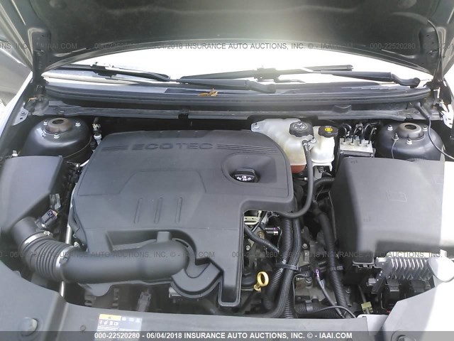 1G1ZA5EU5BF143354 - 2011 CHEVROLET MALIBU LS 灰色 照片 10