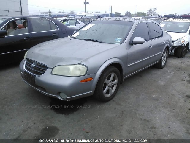 JN1CA31D4YT761351 - 2000 NISSAN MAXIMA GLE/GXE/SE GRAY photo 2