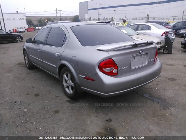 JN1CA31D4YT761351 - 2000 NISSAN MAXIMA GLE/GXE/SE GRAY photo 3