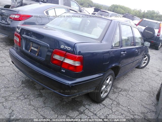 YV1LS61J1Y2656509 - 2000 VOLVO S70 SE BLUE photo 4