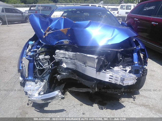 SHHFK7H9XHU222623 - 2017 HONDA CIVIC SPORT TOURING Blau Foto 6