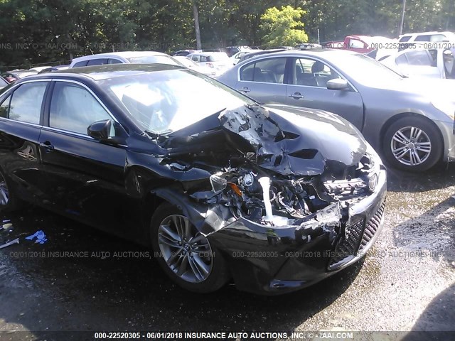 4T1BF1FK0GU569936 - 2016 TOYOTA CAMRY LE/XLE/SE/XSE BLACK photo 6