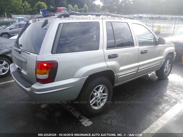 1J4GX48S24C293728 - 2004 JEEP GRAND CHEROKEE LAREDO/COLUMBIA/FREEDOM 银色 照片 4