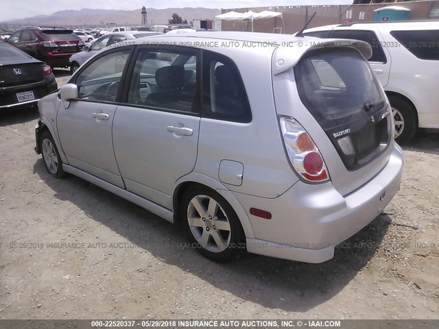 JS2RC61H965350637 - 2006 SUZUKI AERIO PREMIUM SILVER photo 3