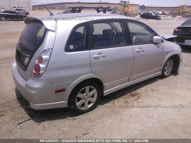 JS2RC61H965350637 - 2006 SUZUKI AERIO PREMIUM SILVER photo 4