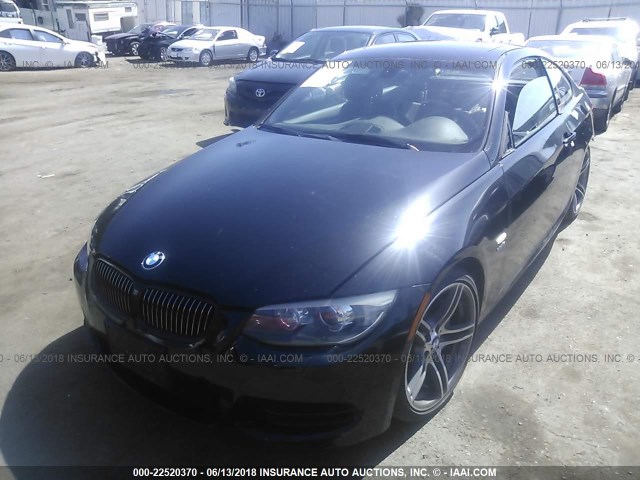 WBAKG1C51CE618868 - 2012 BMW 335 I SULEV BLACK photo 2
