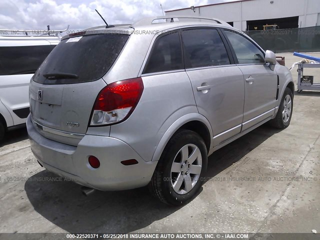 3GSDL73748S525193 - 2008 SATURN VUE XR SILVER photo 4