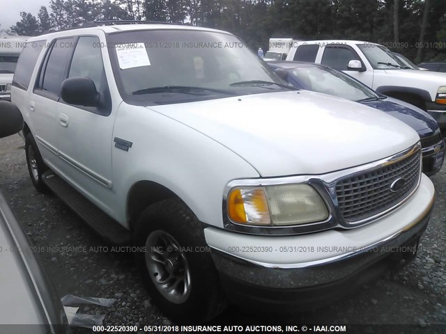 1FMRU15L7YLA90242 - 2000 FORD EXPEDITION XLT WHITE photo 1