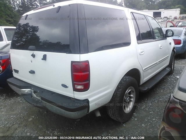 1FMRU15L7YLA90242 - 2000 FORD EXPEDITION XLT WHITE photo 4