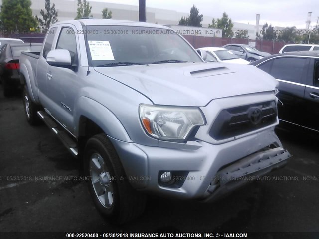 5TFTU4GN0DX049982 - 2013 TOYOTA TACOMA PRERUNNER ACCESS CAB SILVER photo 1