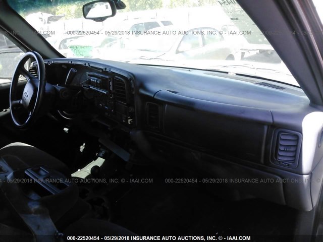 2GCEK19T411405416 - 2001 CHEVROLET SILVERADO K1500 GRAY photo 5