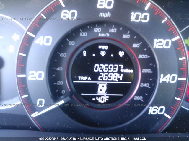 1HGCR2F54FA123595 - 2015 HONDA ACCORD SPORT BURGUNDY photo 7