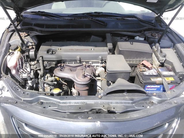 4T1BE46K69U346890 - 2009 TOYOTA CAMRY SE/LE/XLE GRAY photo 10