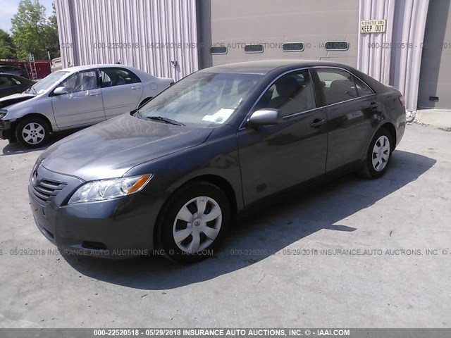 4T1BE46K69U346890 - 2009 TOYOTA CAMRY SE/LE/XLE GRAY photo 2