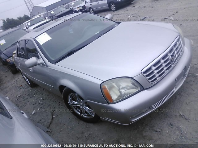 1G6KF57905U127200 - 2005 CADILLAC DEVILLE DTS SILVER photo 1