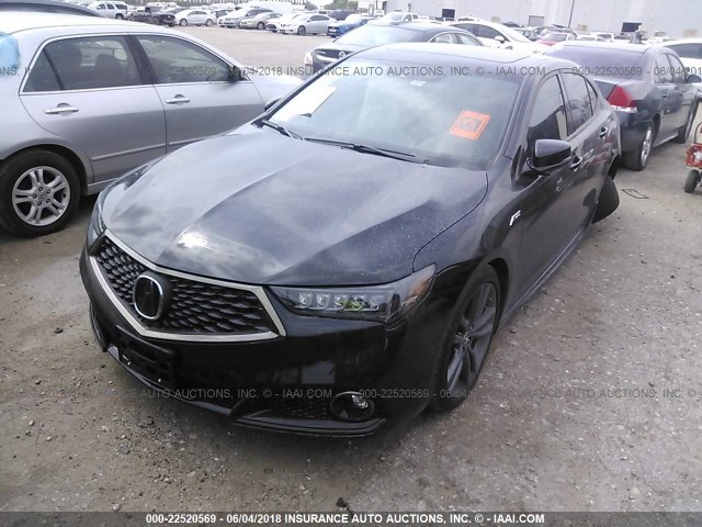 19UUB2F6XJA013452 - 2018 ACURA TLX TECH+A/TCH+AR BLACK photo 2