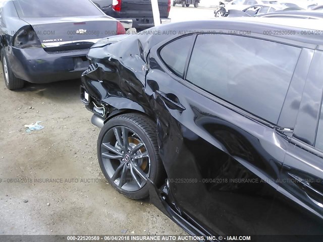 19UUB2F6XJA013452 - 2018 ACURA TLX TECH+A/TCH+AR BLACK photo 6