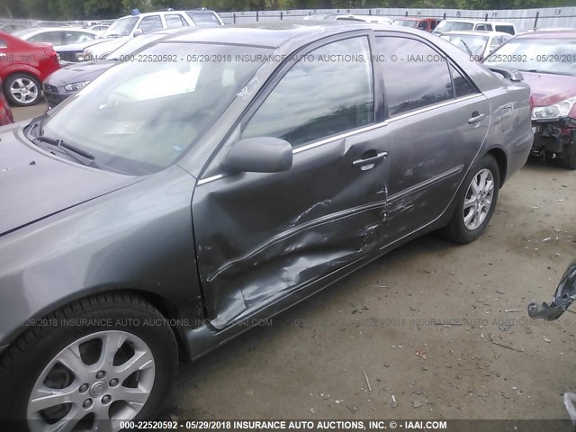 4T1BF30K95U599180 - 2005 TOYOTA CAMRY LE/XLE/SE ნაცრისფერი ფოტო 6