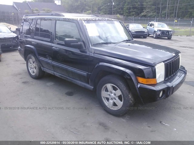 1J8HH48K46C128329 - 2006 JEEP COMMANDER შავი ფოტო 1
