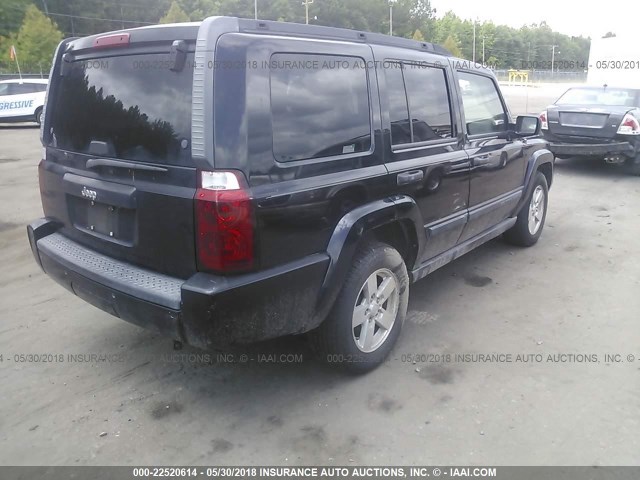 1J8HH48K46C128329 - 2006 JEEP COMMANDER შავი ფოტო 4