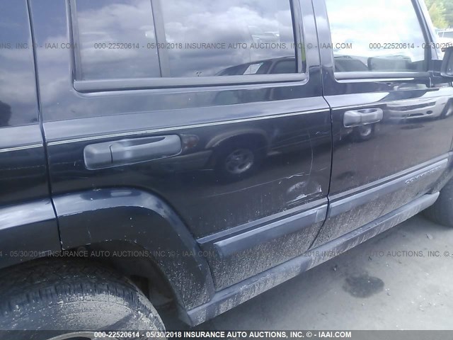 1J8HH48K46C128329 - 2006 JEEP COMMANDER შავი ფოტო 6