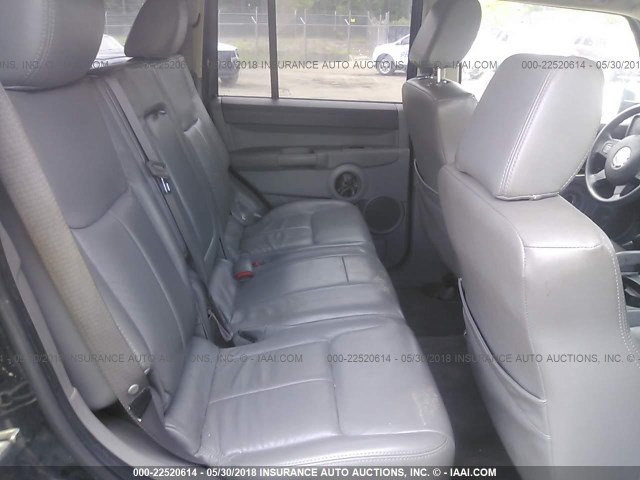 1J8HH48K46C128329 - 2006 JEEP COMMANDER შავი ფოტო 8