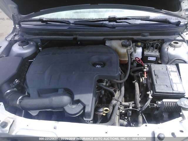 1G1ZA5EUXBF339323 - 2011 CHEVROLET MALIBU LS SILVER photo 10