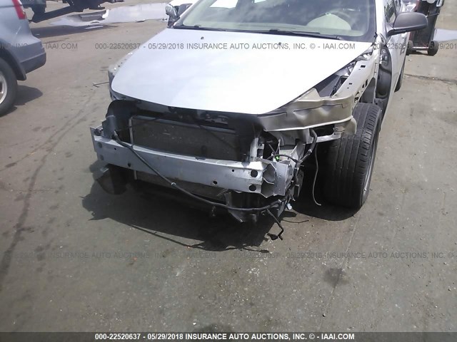 1G1ZA5EUXBF339323 - 2011 CHEVROLET MALIBU LS SILVER photo 6