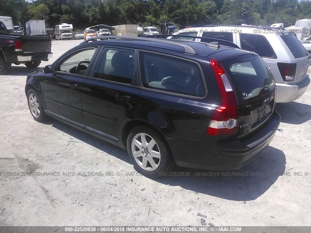 YV1MW382062166730 - 2006 VOLVO V50 2.4I BLACK photo 3