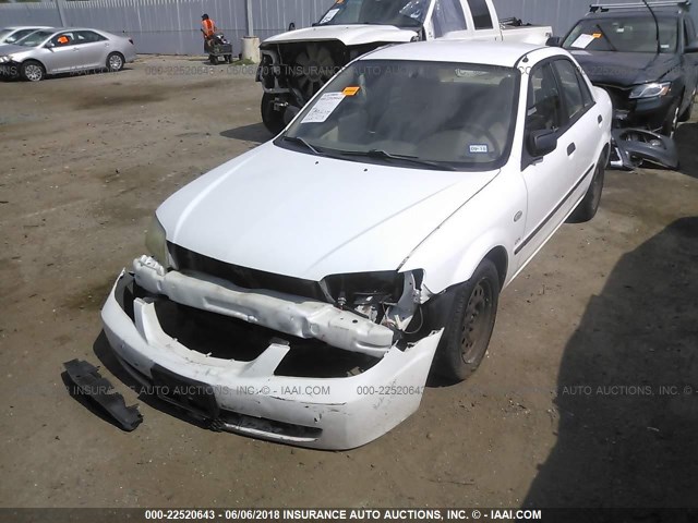 JM1BJ225230153364 - 2003 MAZDA PROTEGE DX/LX/ES WHITE photo 2