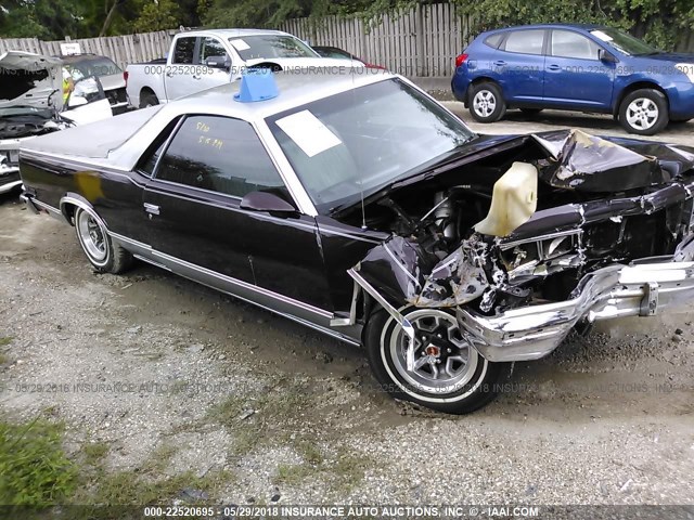 3GCCW80H7HS904450 - 1987 CHEVROLET EL CAMINO MAROON photo 1