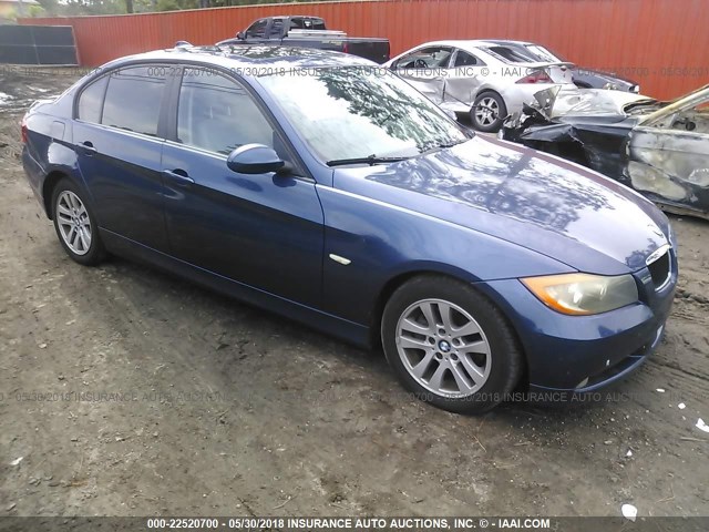 WBAVB17536NK37212 - 2006 BMW 325 I AUTOMATIC BLUE photo 1