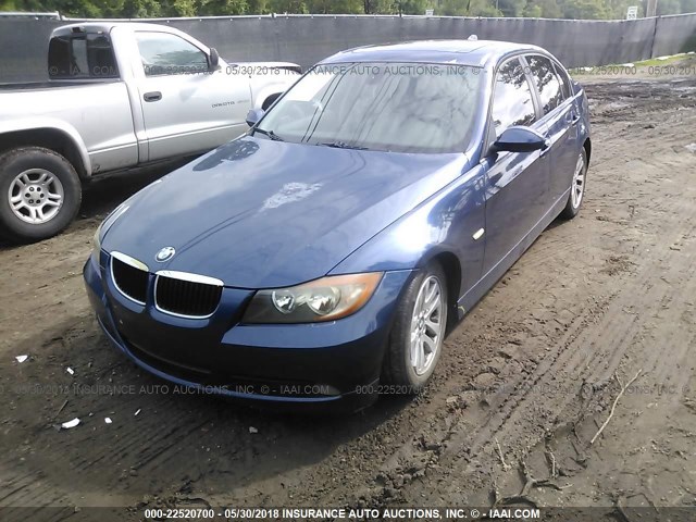 WBAVB17536NK37212 - 2006 BMW 325 I AUTOMATIC BLUE photo 6