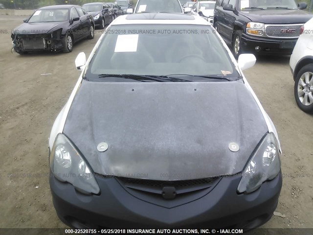 JH4DC53043C004278 - 2003 ACURA RSX TYPE-S WHITE photo 6