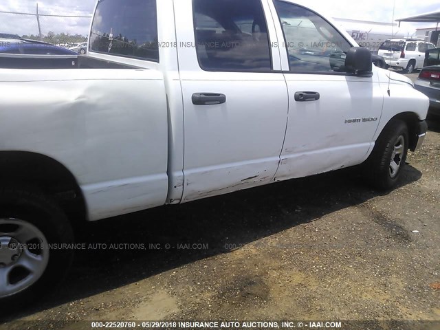 1D7HA18N62J175037 - 2002 DODGE RAM 1500 WHITE photo 6