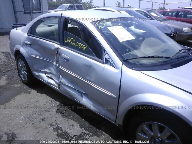 1C3EL66R06N147280 - 2006 CHRYSLER SEBRING LIMITED SILVER photo 6