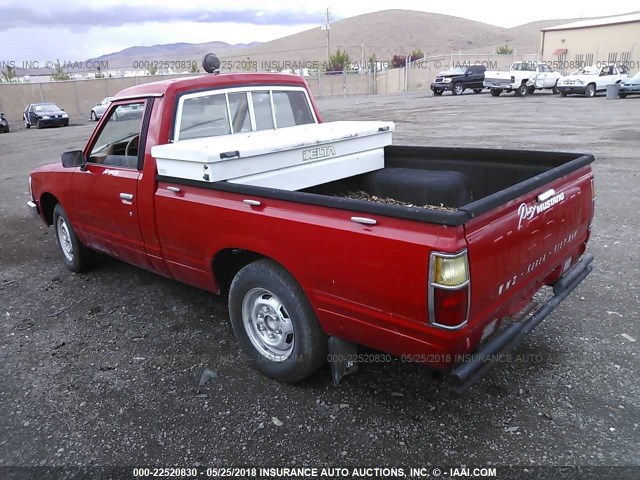 JN6ND01S5DW014406 - 1983 DATSUN 720 STANDARD BED RED photo 3