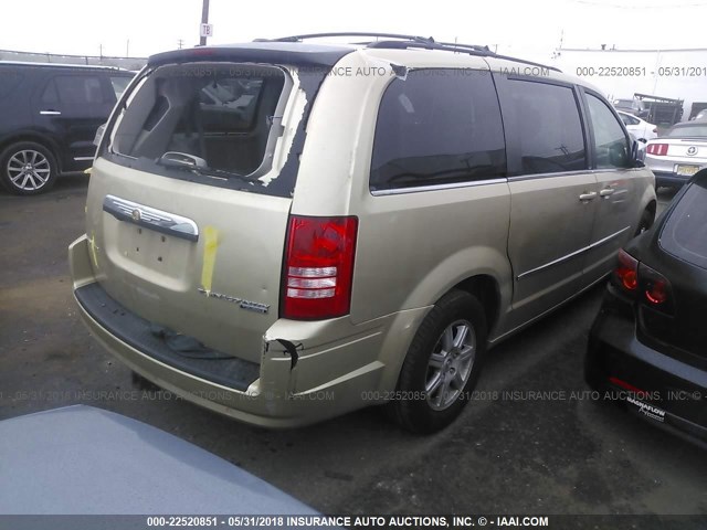 2A4RR5D1XAR217537 - 2010 CHRYSLER TOWN & COUNTRY TOURING BEIGE photo 4